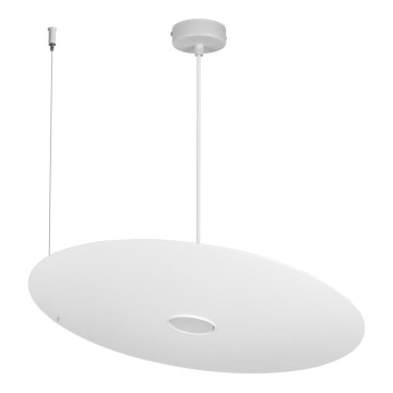 Viseča svetilka na kablu PIATTO 1xGX53/15W/230V premer 55 cm bela
