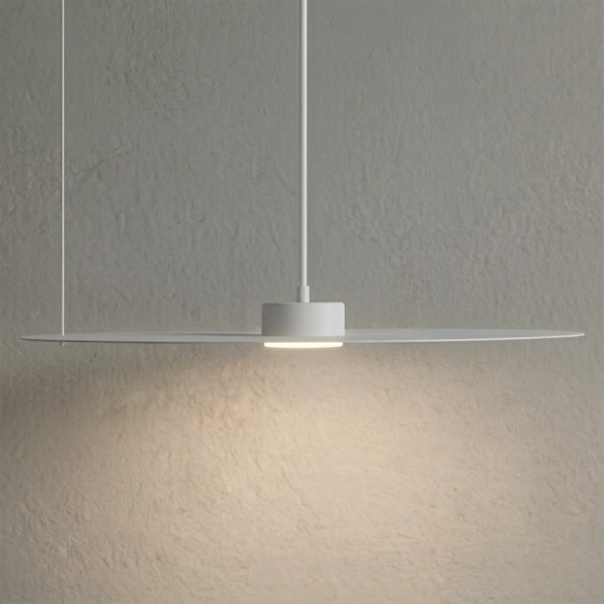 Viseča svetilka na kablu PIATTO 1xGX53/15W/230V premer 55 cm bela