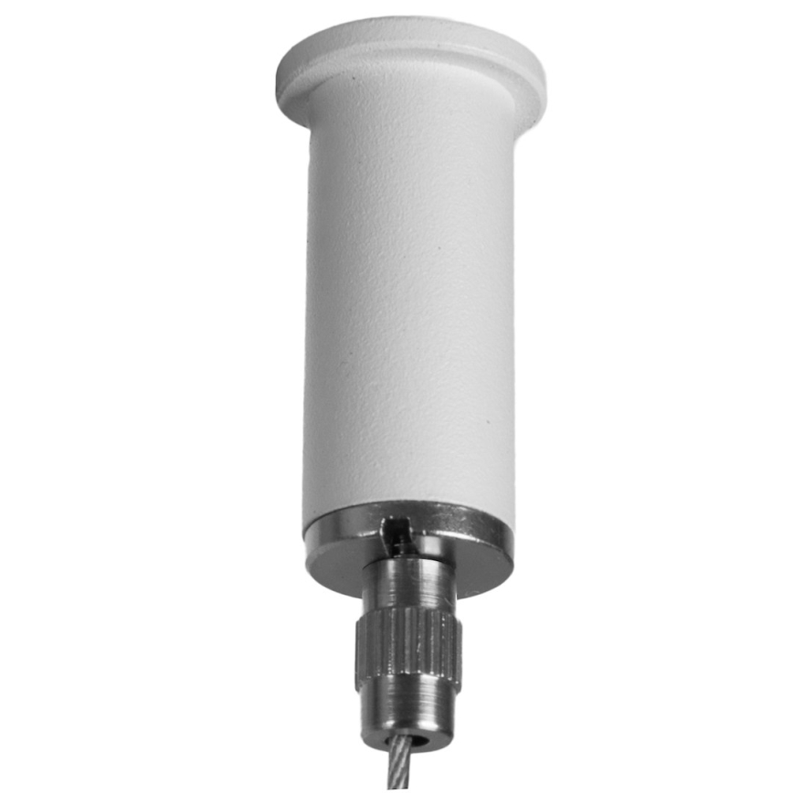 Viseča svetilka na kablu PIATTO 1xGX53/15W/230V premer 55 cm bela