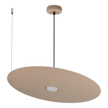 Viseča svetilka na kablu PIATTO 1xGX53/15W/230V, premer 55 cm, bež