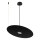 Viseča svetilka na kablu PIATTO 1xGX53/15W/230V Ø 45 cm črna
