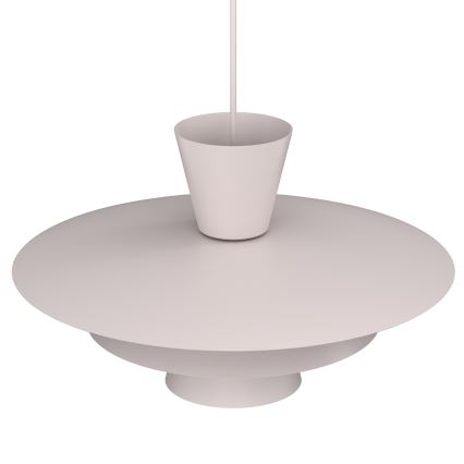 Viseča svetilka na kablu PLATO 1xE27/15W/230V kremna