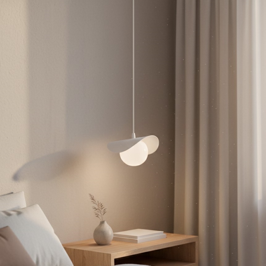 Viseča svetilka na kablu RITUAL 1xG9/8W/230V bela