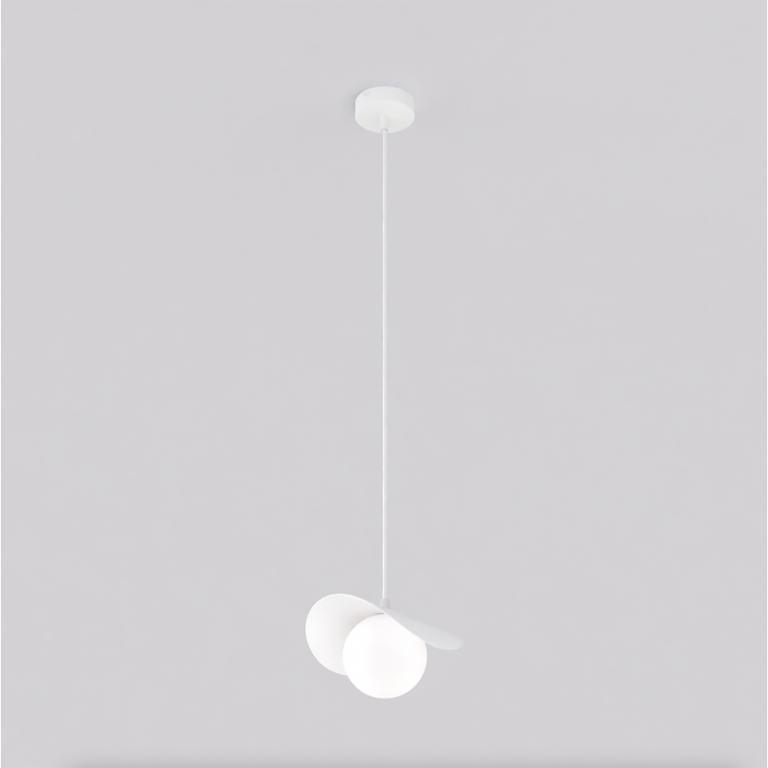 Viseča svetilka na kablu RITUAL 1xG9/8W/230V bela