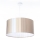Viseča svetilka na kablu STRIPES 1xE27/60W/230V Ø 60 cm bež
