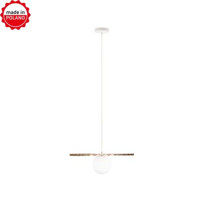 Viseča svetilka na kablu SUNPLISS 1xG9/10W/230V, premer 40 cm, zlata/kremna