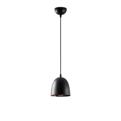 Viseča svetilka na kablu TATTOO 1xE27/40W/230V, premer 16 cm, črna