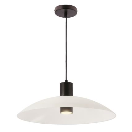 Viseča svetilka na kablu TEDIN 1xGU10/15W/230V bela/črna