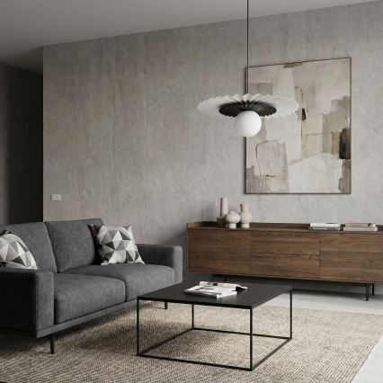 Viseča svetilka na kablu UMBRA 1xG9/8W/230V črna/bela