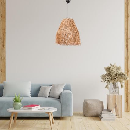 Viseča svetilka na lanku FRINGE 1xE27/40W/230V rafija