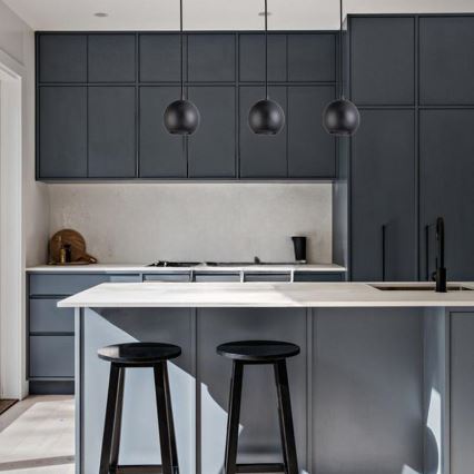 Viseča svetilka na vrvici 1xGU10/10W/230V, premer 11 cm, iz masivnega jasena