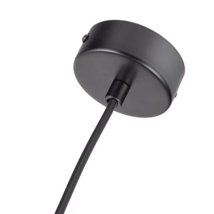 Viseča svetilka na vrvici 1xGU10/10W/230V, premer 11 cm, iz masivnega jasena