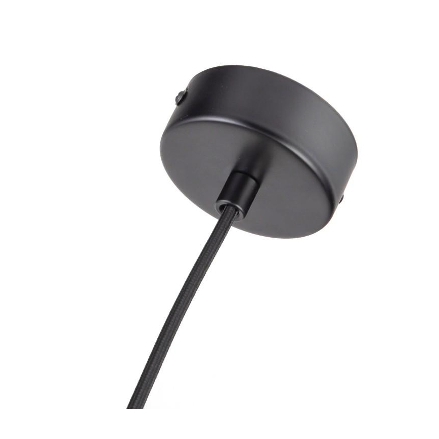 Viseča svetilka na vrvici 1xGU10/10W/230V, premer 11 cm, iz masivnega jasena