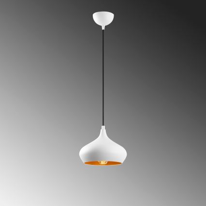 Viseča svetilka na vrvici DODO 1xE27/40W/230V bela