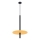 Viseča svetilka na vrvici FELTRO 1xG9/8W/230V črna/rumena