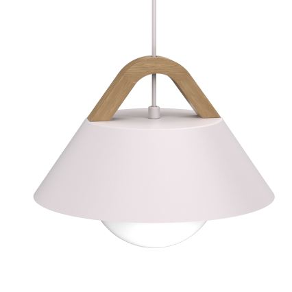 Viseča svetilka na vrvici FUNDA 1xE27/15W/230V kremna