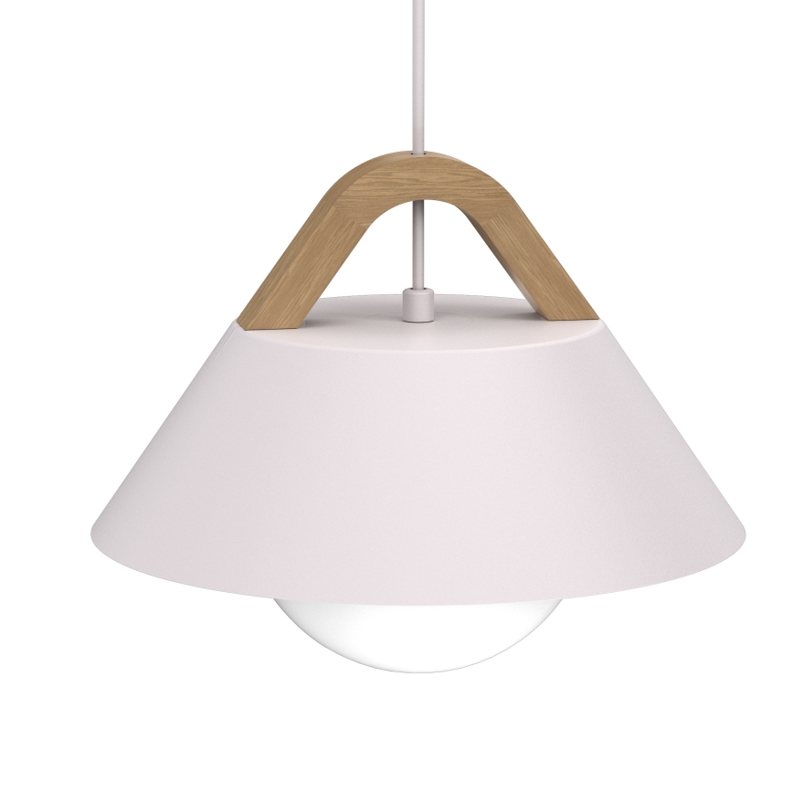 Viseča svetilka na vrvici FUNDA 1xE27/15W/230V kremna