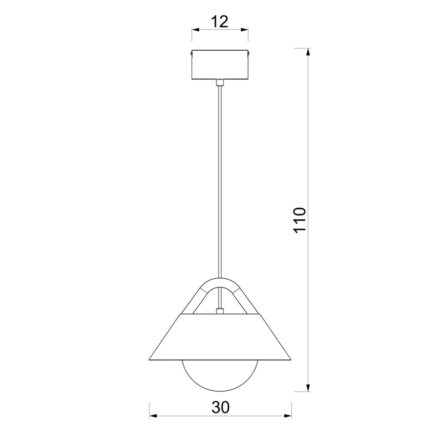 Viseča svetilka na vrvici FUNDA 1xE27/15W/230V kremna