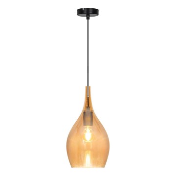 Viseča svetilka na vrvici NEXT 1xE27/40W/230V oranžna/črna