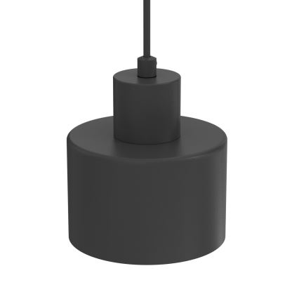 Viseča svetilka na vrvici PARKLA 1xE27/15W/230V črna