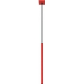 Viseča svetilka na vrvici PASTELO 1xG9/8W/230V rdeča