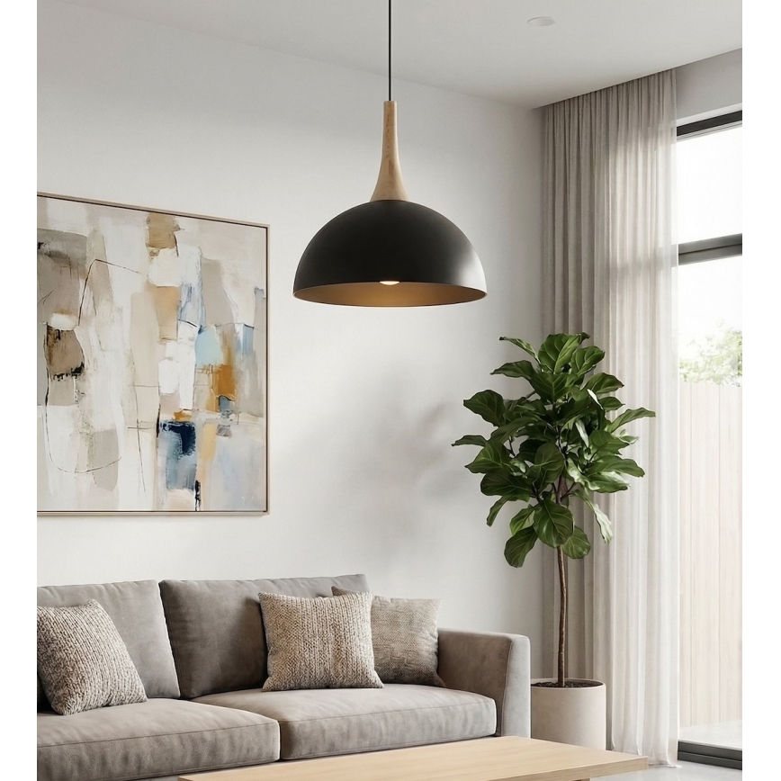 Viseča svetilka na žici NAUTICA 1xGX53/12W/230V črna