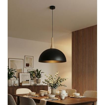 Viseča svetilka NAUTICA na kablu 1xGX53/12W/230V črna