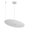 Viseča svetilka PIATTO na kablu 1xGX53/15W/230V, premer 45 cm, bela