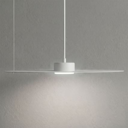 Viseča svetilka PIATTO na kablu 1xGX53/15W/230V, premer 45 cm, bela