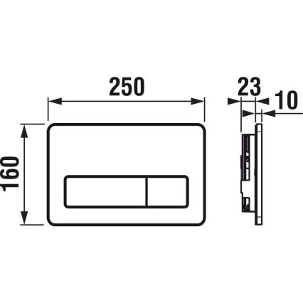 Viseče WC MIO Rimless + WC sedež SoftClose MIO + tipka za splakovanje DUAL + vgradni modul + izolacijska podloga