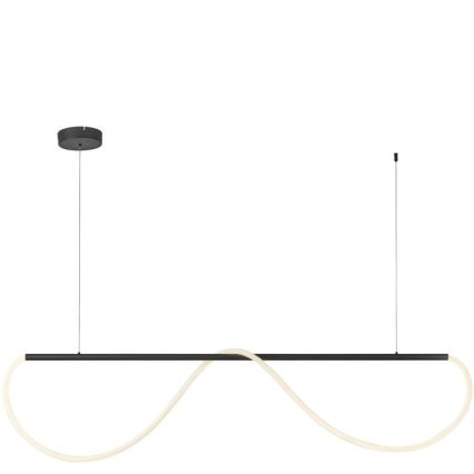 Viseči LED lestenec MELECA LED/36W/230V 3000/4000/6000K 160 cm črn