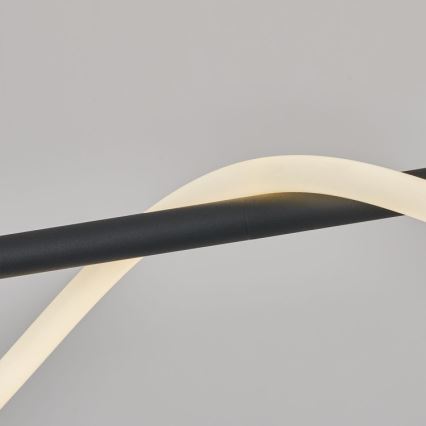 Viseči LED lestenec MELECA LED/36W/230V 3000/4000/6000K 160 cm črn