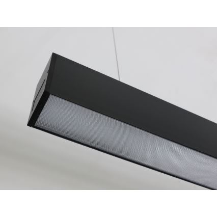 Viseči LED lestenec na kablu LED/55W/230V 3000/4000/6500K 120 cm črna
