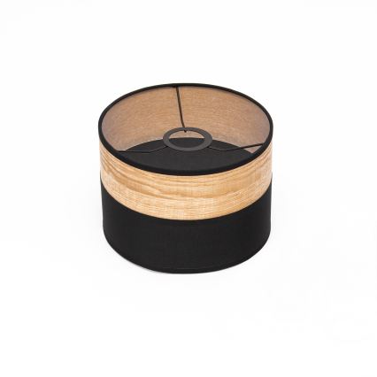 Viseči lestenec ALBA 1xE27/15W/230V, premer 20 cm, črna/rjava