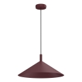 Viseči lestenec ANEGA na kablu, 1xGX53/15W/230V, premer 40 cm, burgundski