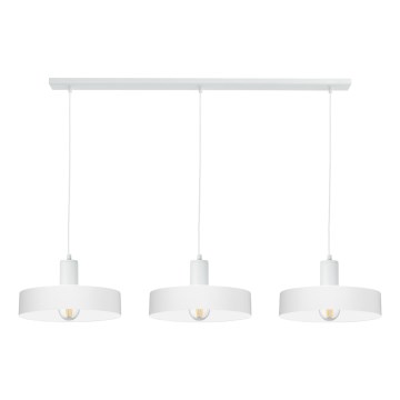 Viseči lestenec ARCANE na vrvici 3xE27/60W/230V, bel