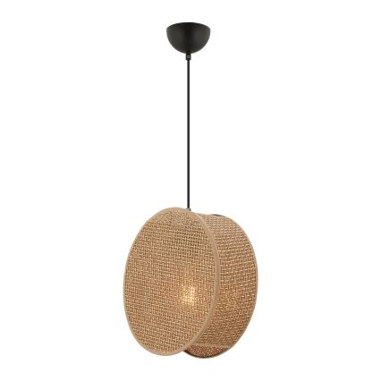 Viseči lestenec BIG DRUM 1xE27/60W/230V rjav