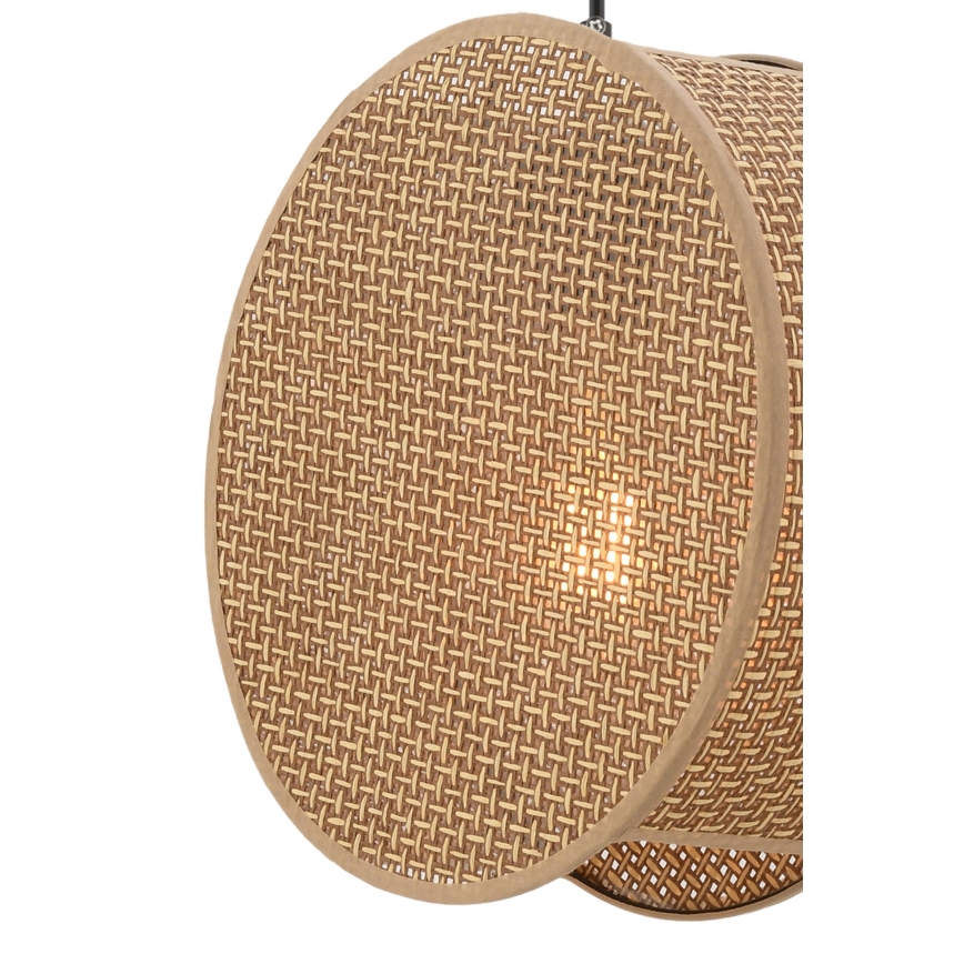 Viseči lestenec BIG DRUM 1xE27/60W/230V rjav