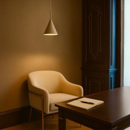 Viseči lestenec CAPITAL 1xGX53/15W/230V, premer 17 cm, taupe