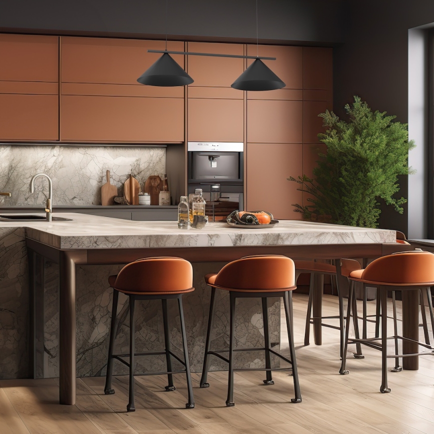 Viseči lestenec CAPITAL na jeklenem lanku 2xGX53/15W/230V črn