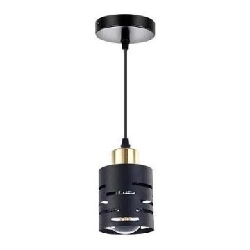 Viseči lestenec ELEN 1xE27/35W/230V črna/zlata