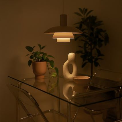 Viseči lestenec FERRO na kablu 1xE27/15W/230V, siv