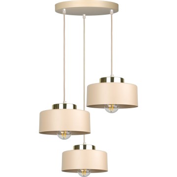 Viseči lestenec IGNIA 3xE27/60W/230V taupe