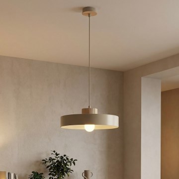 Viseči lestenec KIVI s kablom 1xE27/15W/230V, bež