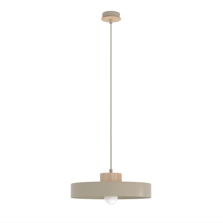 Viseči lestenec KIVI s kablom 1xE27/15W/230V, bež