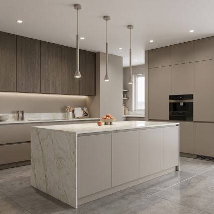 Viseči lestenec MAZZO 1xGU10/8W/230V bež