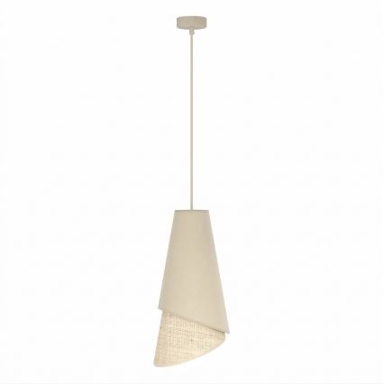 Viseči lestenec MODA 1xE27/15W/230V bež/ratan
