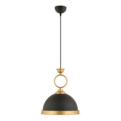 Viseči lestenec MONZA 1xE27/40W/230V, premer 30 cm, črna/bronasta