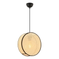 Viseči lestenec na kablu BIG DRUM 1xE27/60W/230V bež/črna
