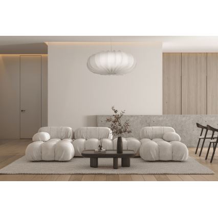 Viseči lestenec na kablu CAFEE 1xE27/40W/230V, premer 66 cm, bel